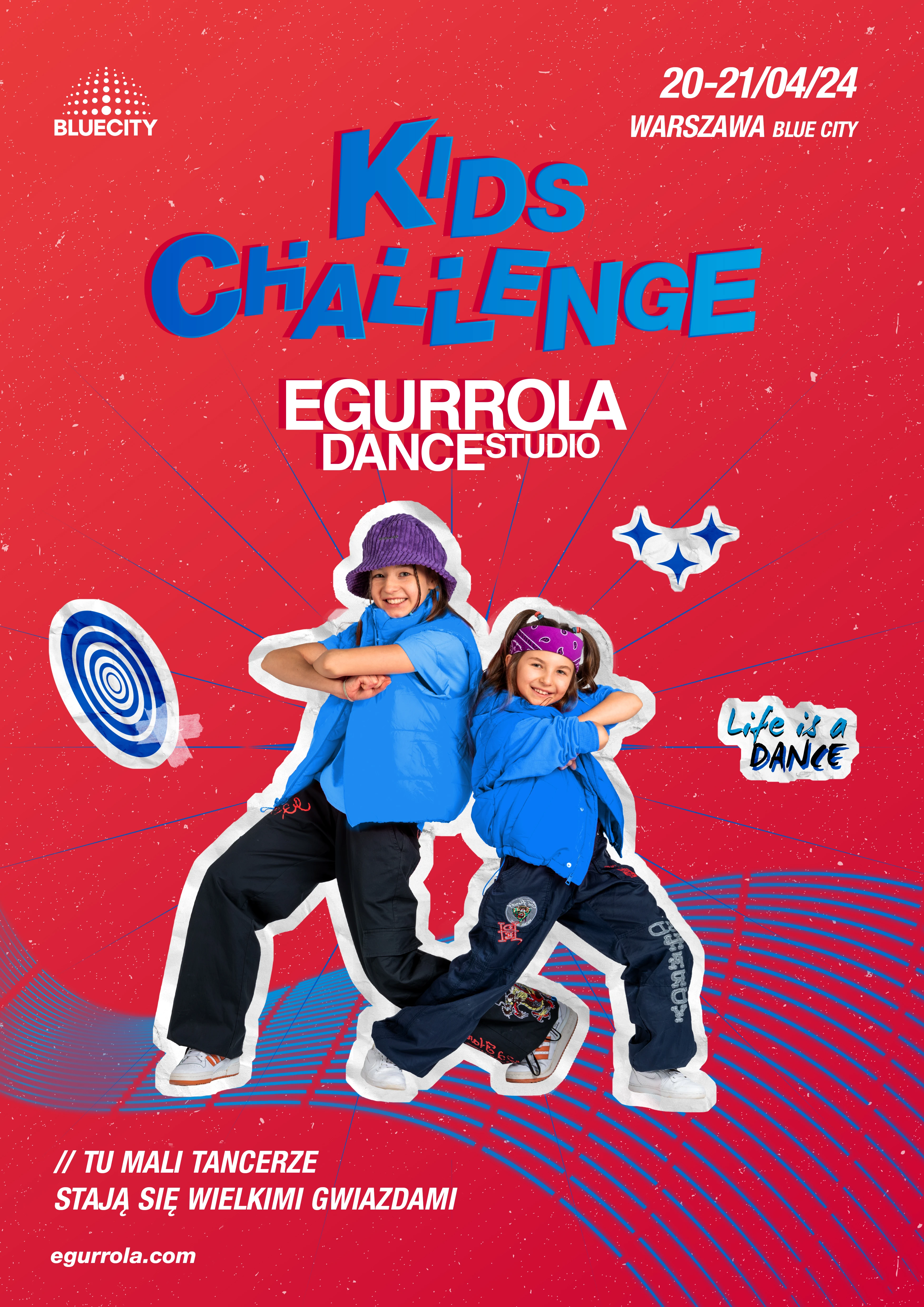 plakat kids challenge bluecity